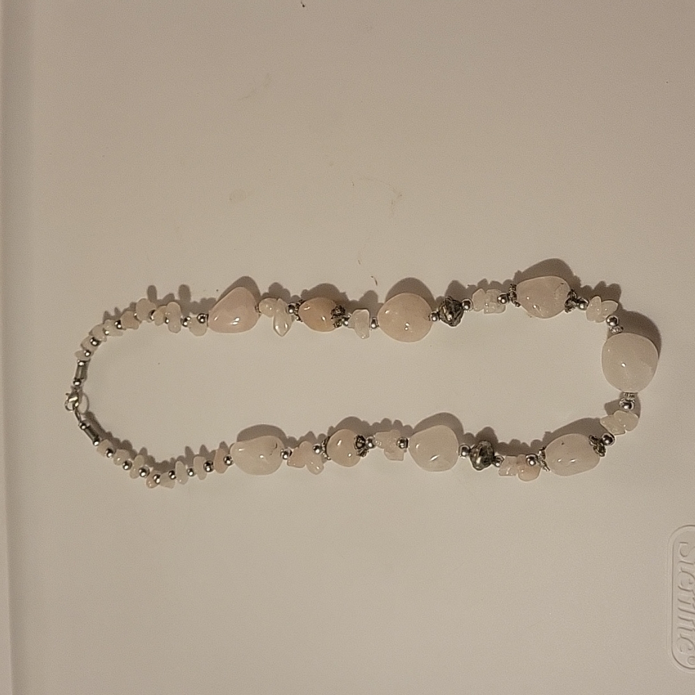 Rose quartz necklace
